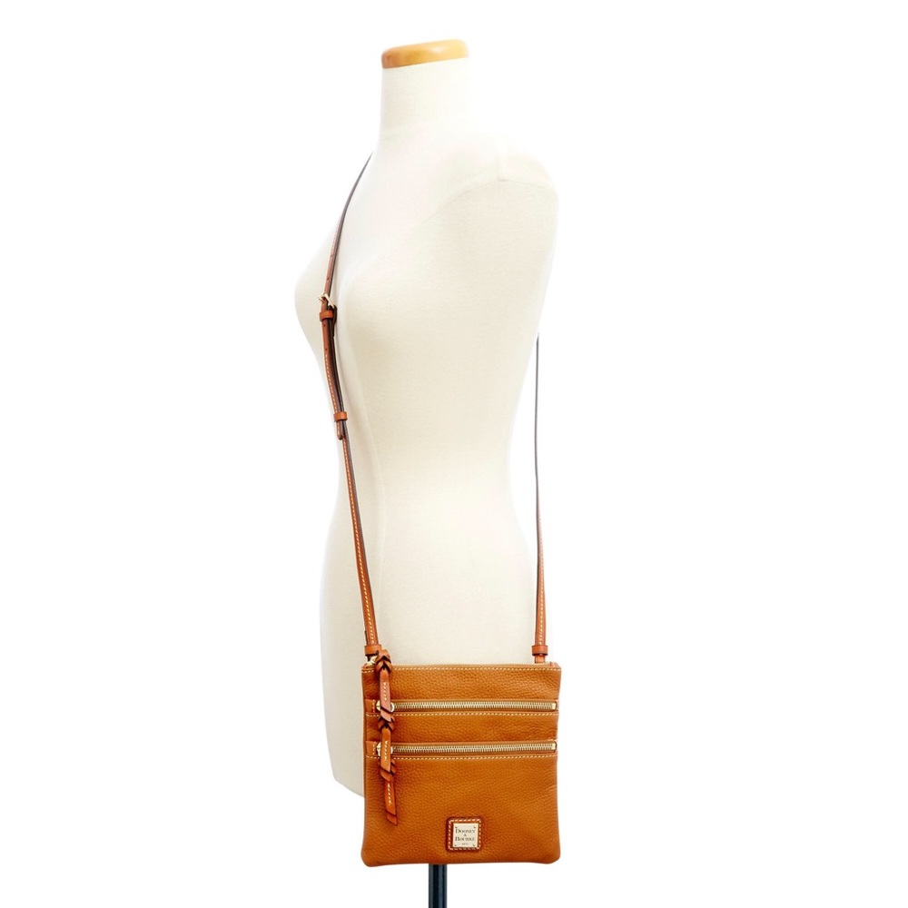 Dooney & Bourke Triple Zip Green Crossbody Bag - Picture 7 of 7